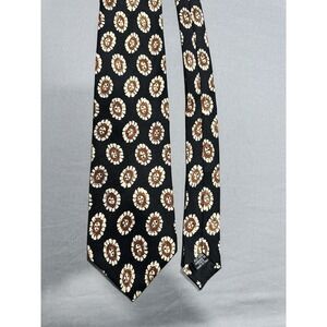 VTG Hugo Boss Sunflower Patten Silk Neck Tie